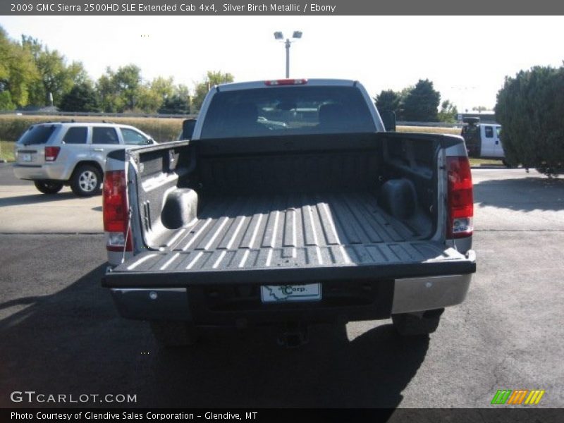 Silver Birch Metallic / Ebony 2009 GMC Sierra 2500HD SLE Extended Cab 4x4