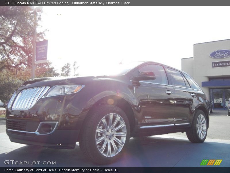 Cinnamon Metallic / Charcoal Black 2012 Lincoln MKX FWD Limited Edition