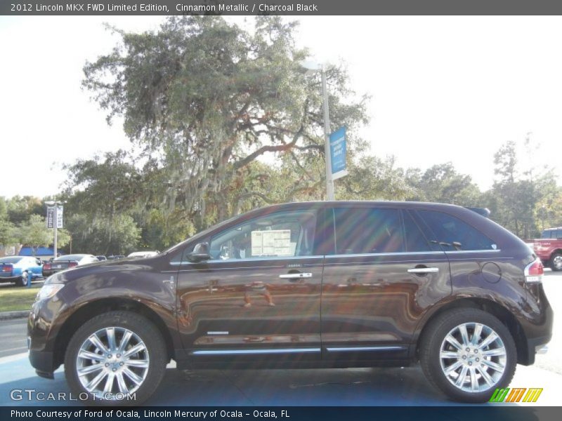 Cinnamon Metallic / Charcoal Black 2012 Lincoln MKX FWD Limited Edition
