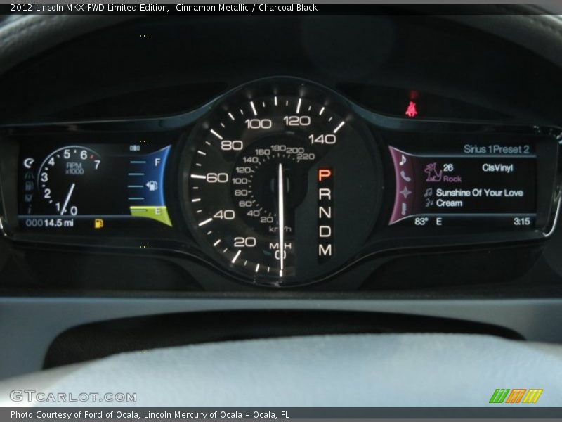 Cinnamon Metallic / Charcoal Black 2012 Lincoln MKX FWD Limited Edition