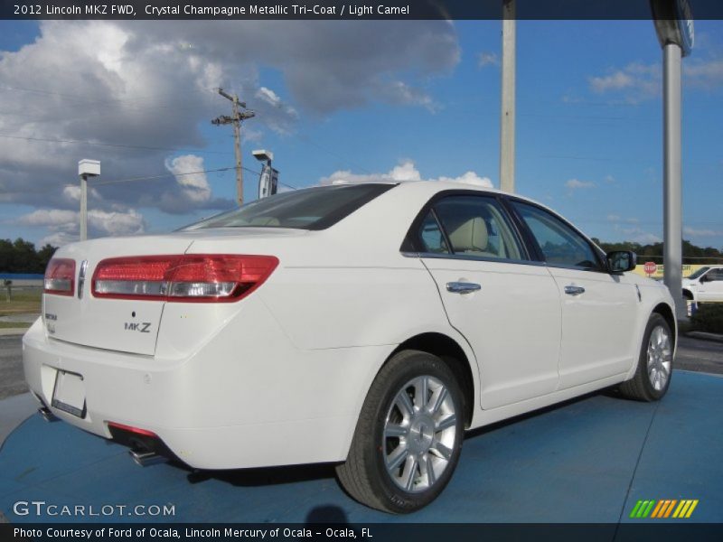 Crystal Champagne Metallic Tri-Coat / Light Camel 2012 Lincoln MKZ FWD