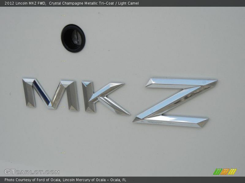 Crystal Champagne Metallic Tri-Coat / Light Camel 2012 Lincoln MKZ FWD