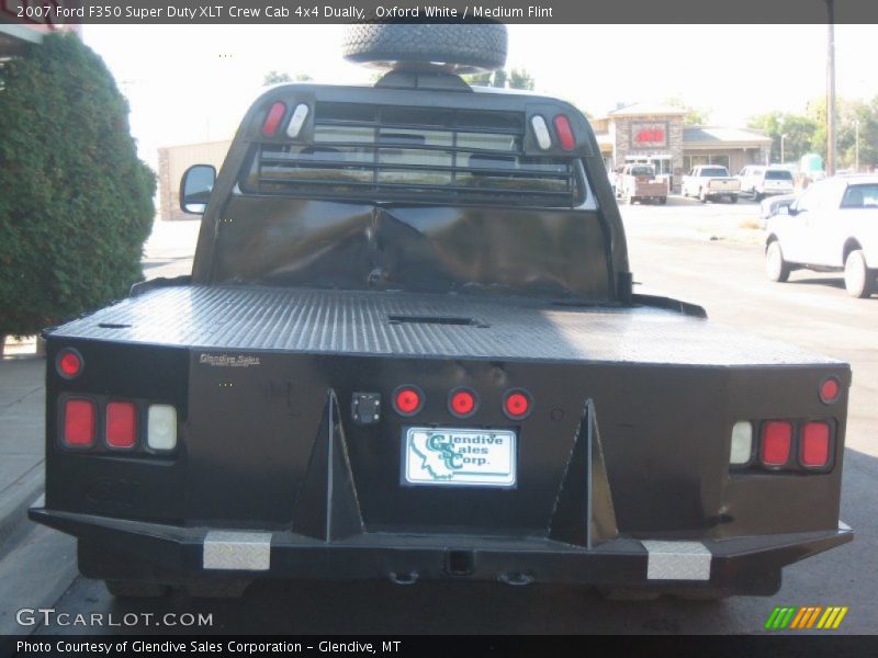 Oxford White / Medium Flint 2007 Ford F350 Super Duty XLT Crew Cab 4x4 Dually
