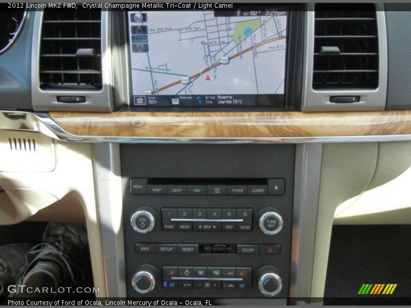 Crystal Champagne Metallic Tri-Coat / Light Camel 2012 Lincoln MKZ FWD
