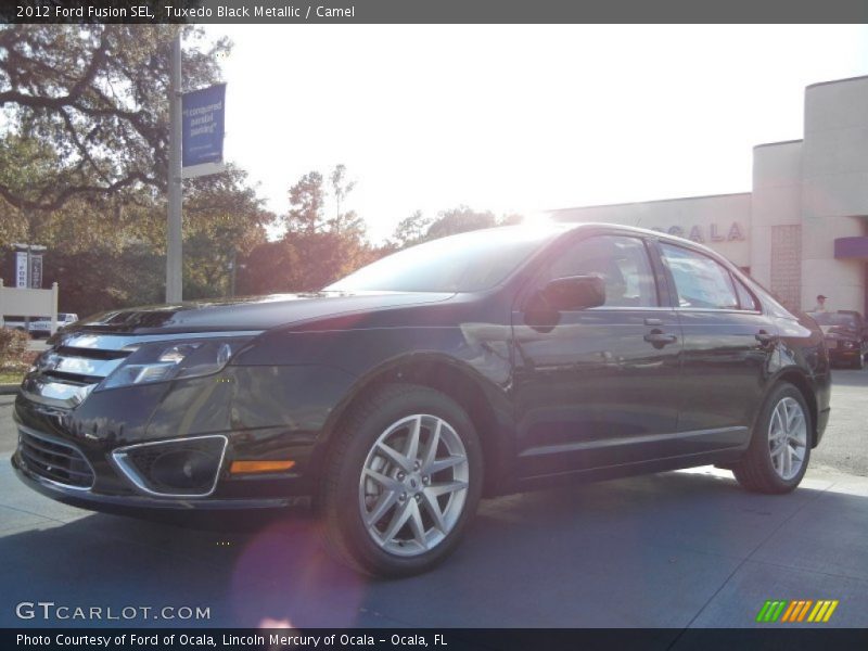 Tuxedo Black Metallic / Camel 2012 Ford Fusion SEL