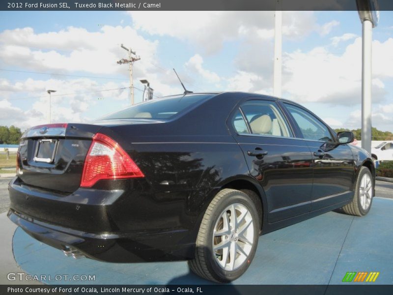 Tuxedo Black Metallic / Camel 2012 Ford Fusion SEL