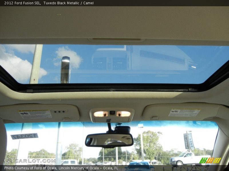 Tuxedo Black Metallic / Camel 2012 Ford Fusion SEL