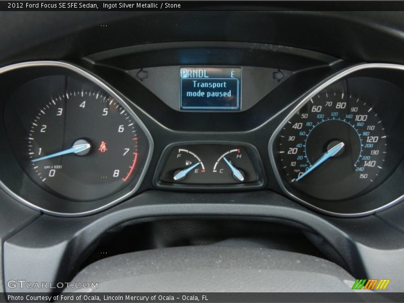 Ingot Silver Metallic / Stone 2012 Ford Focus SE SFE Sedan