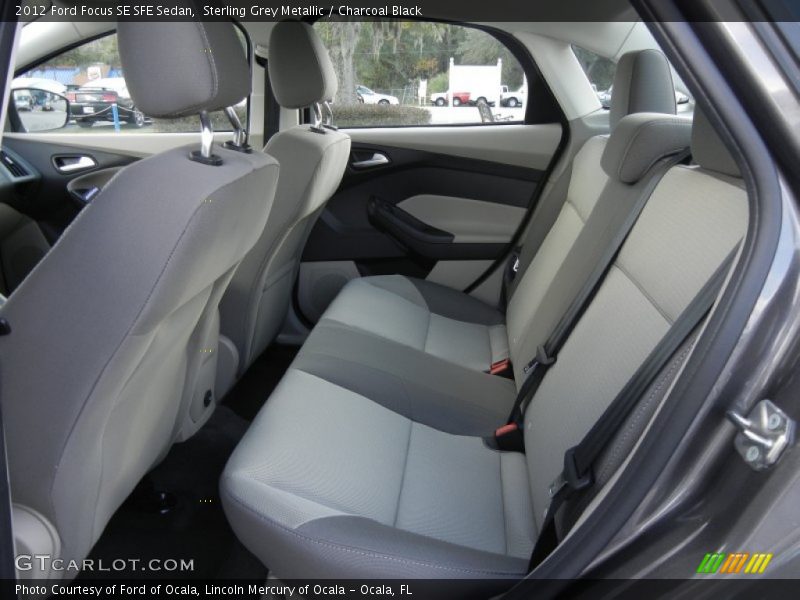 Sterling Grey Metallic / Charcoal Black 2012 Ford Focus SE SFE Sedan