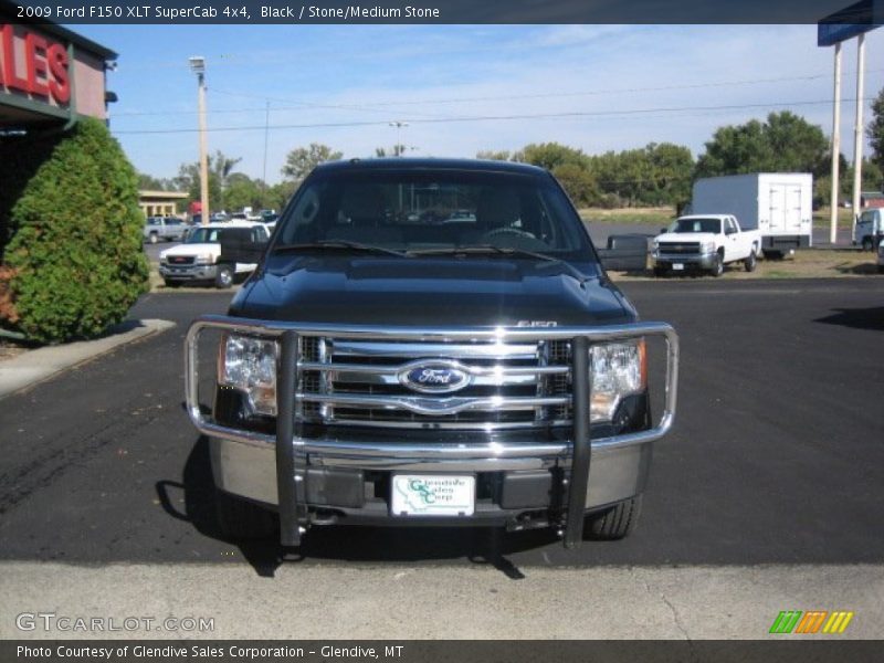 Black / Stone/Medium Stone 2009 Ford F150 XLT SuperCab 4x4