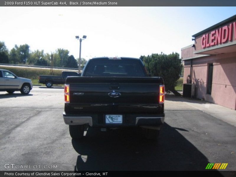 Black / Stone/Medium Stone 2009 Ford F150 XLT SuperCab 4x4