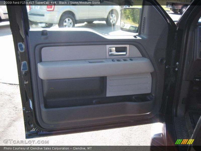 Black / Stone/Medium Stone 2009 Ford F150 XLT SuperCab 4x4
