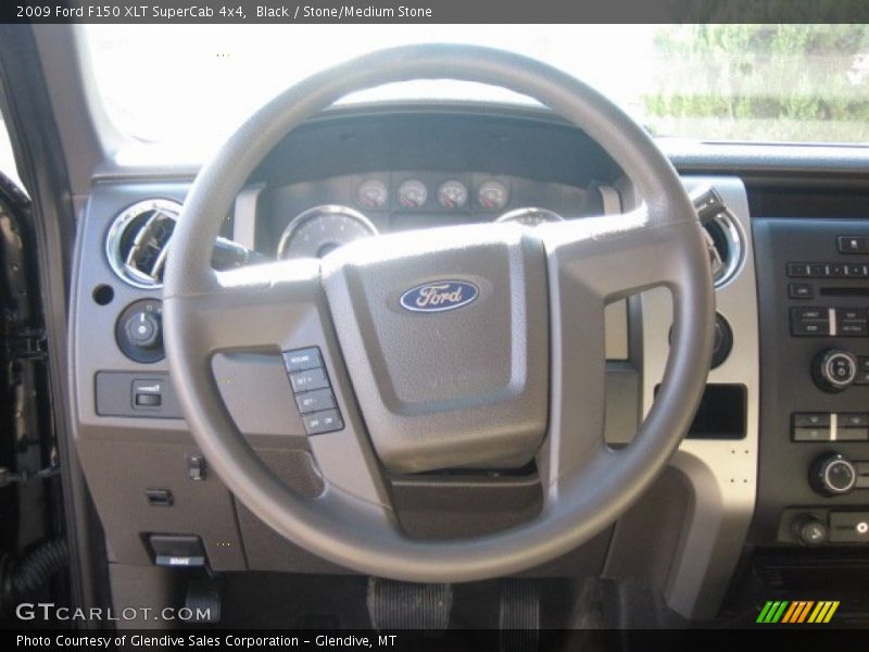 Black / Stone/Medium Stone 2009 Ford F150 XLT SuperCab 4x4
