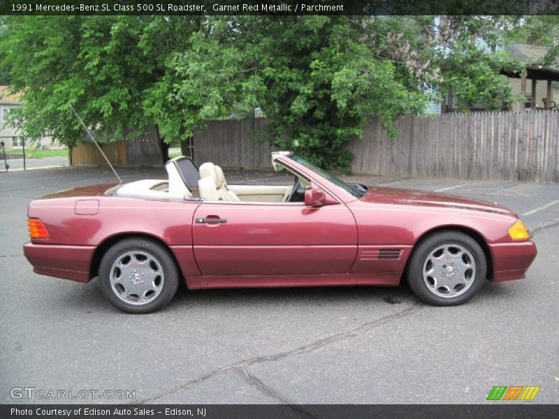  1991 SL Class 500 SL Roadster Garnet Red Metallic