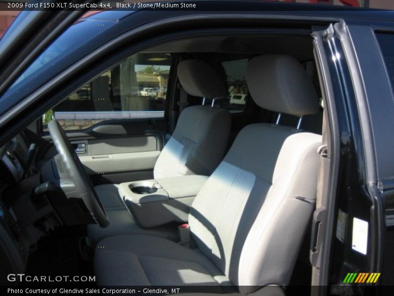 Black / Stone/Medium Stone 2009 Ford F150 XLT SuperCab 4x4