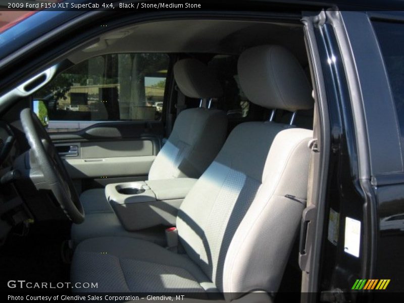Black / Stone/Medium Stone 2009 Ford F150 XLT SuperCab 4x4