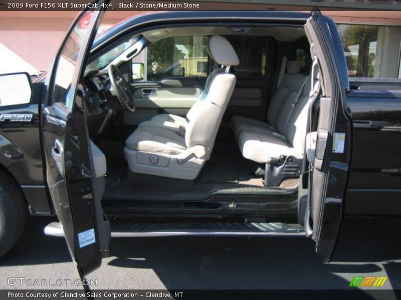 Black / Stone/Medium Stone 2009 Ford F150 XLT SuperCab 4x4