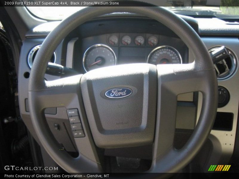 Black / Stone/Medium Stone 2009 Ford F150 XLT SuperCab 4x4