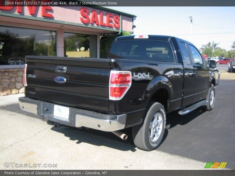 Black / Stone/Medium Stone 2009 Ford F150 XLT SuperCab 4x4