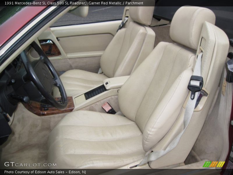 Drivers seat in Parchment - 1991 Mercedes-Benz SL Class 500 SL Roadster