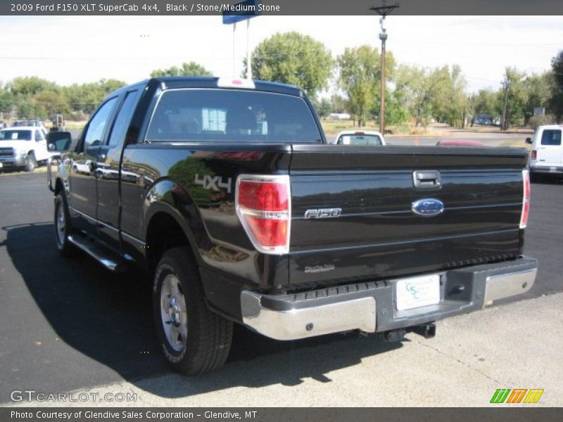 Black / Stone/Medium Stone 2009 Ford F150 XLT SuperCab 4x4