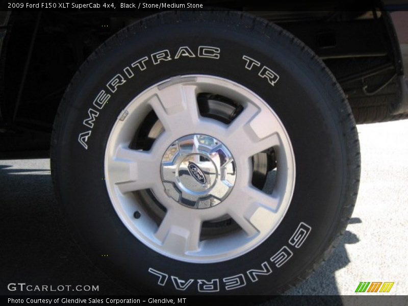 Black / Stone/Medium Stone 2009 Ford F150 XLT SuperCab 4x4