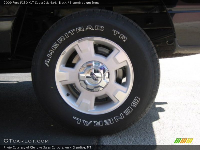 Black / Stone/Medium Stone 2009 Ford F150 XLT SuperCab 4x4