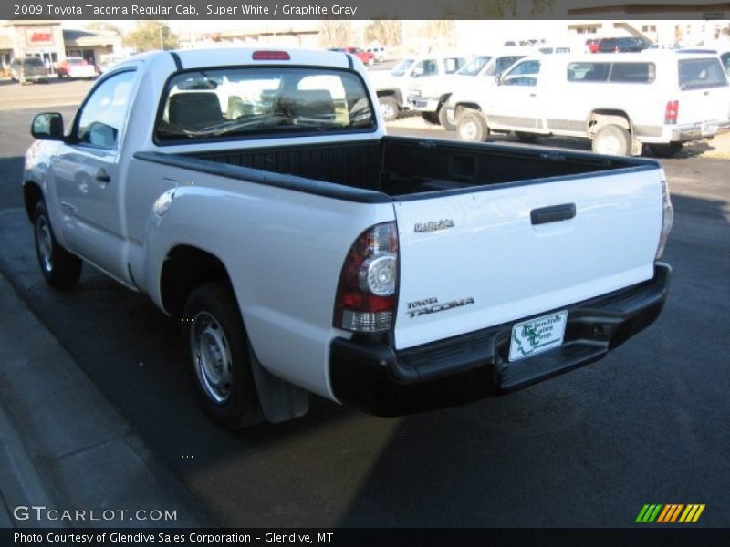 Super White / Graphite Gray 2009 Toyota Tacoma Regular Cab