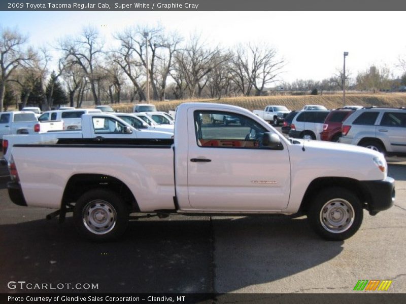 Super White / Graphite Gray 2009 Toyota Tacoma Regular Cab