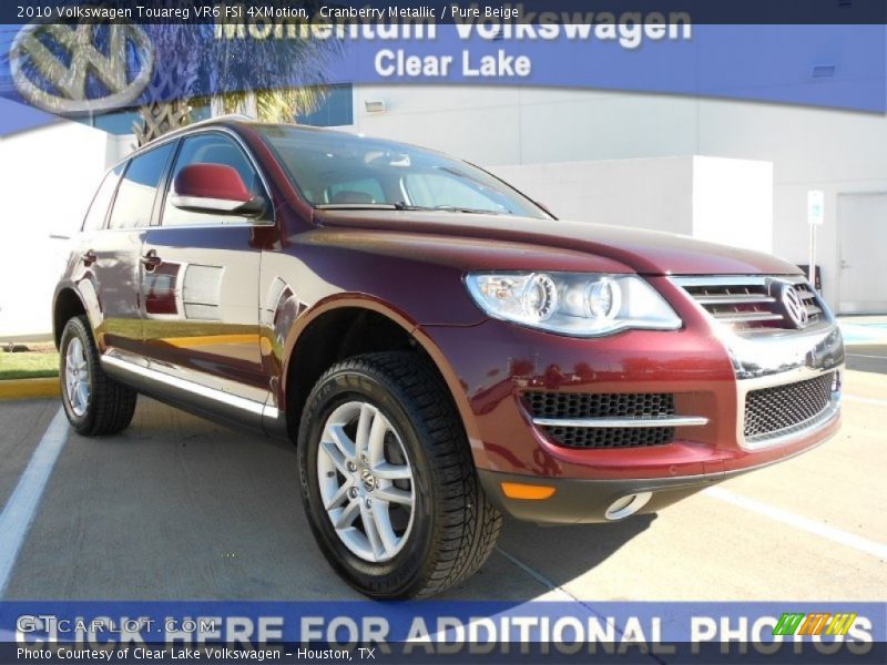 Cranberry Metallic / Pure Beige 2010 Volkswagen Touareg VR6 FSI 4XMotion