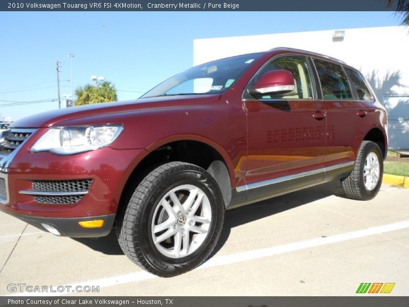 Cranberry Metallic / Pure Beige 2010 Volkswagen Touareg VR6 FSI 4XMotion