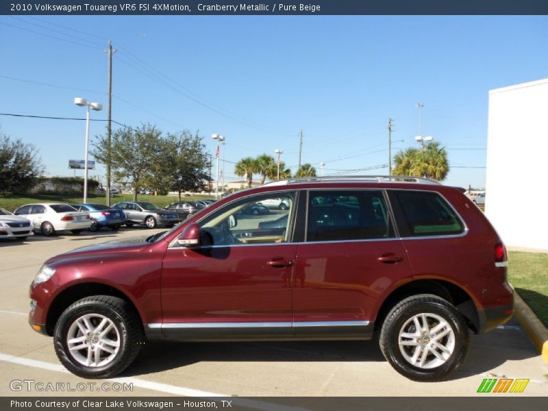  2010 Touareg VR6 FSI 4XMotion Cranberry Metallic