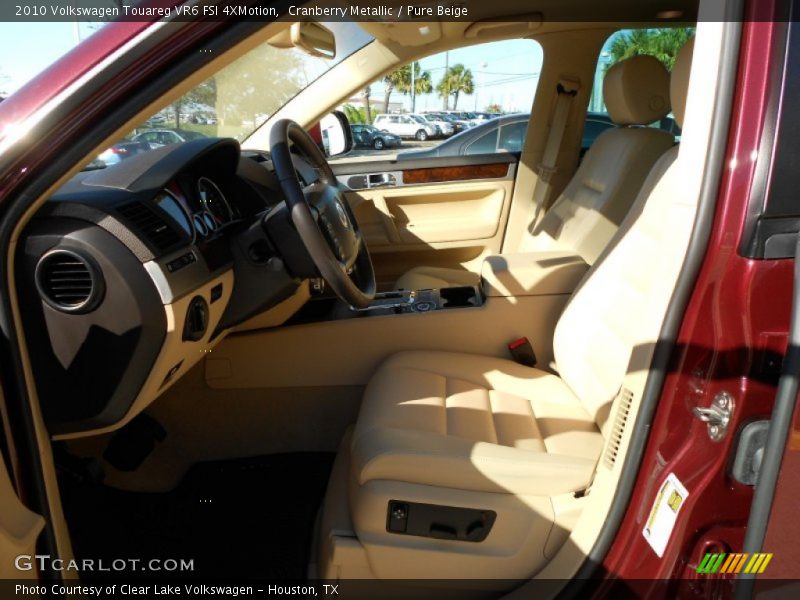 Cranberry Metallic / Pure Beige 2010 Volkswagen Touareg VR6 FSI 4XMotion