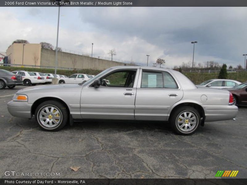 Silver Birch Metallic / Medium Light Stone 2006 Ford Crown Victoria LX