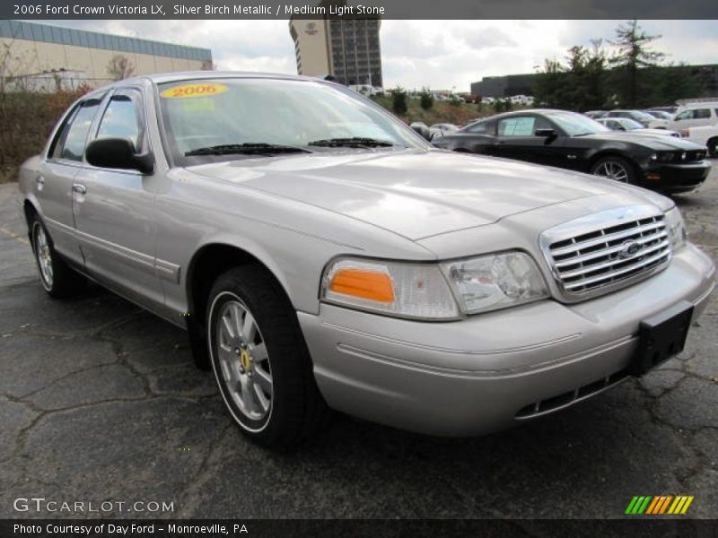 Silver Birch Metallic / Medium Light Stone 2006 Ford Crown Victoria LX