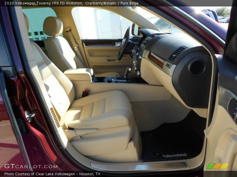 Cranberry Metallic / Pure Beige 2010 Volkswagen Touareg VR6 FSI 4XMotion
