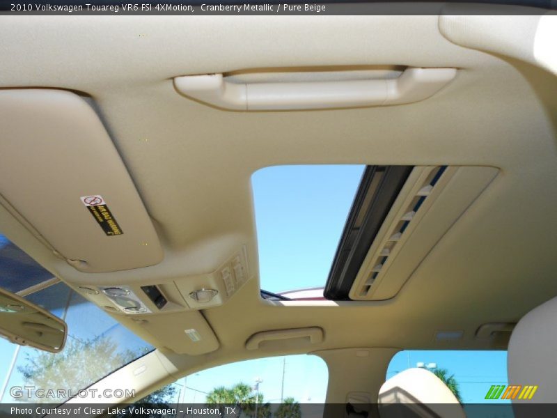 Cranberry Metallic / Pure Beige 2010 Volkswagen Touareg VR6 FSI 4XMotion