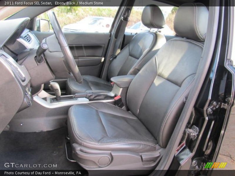 Ebony Black / Medium Stone 2011 Ford Focus SEL Sedan