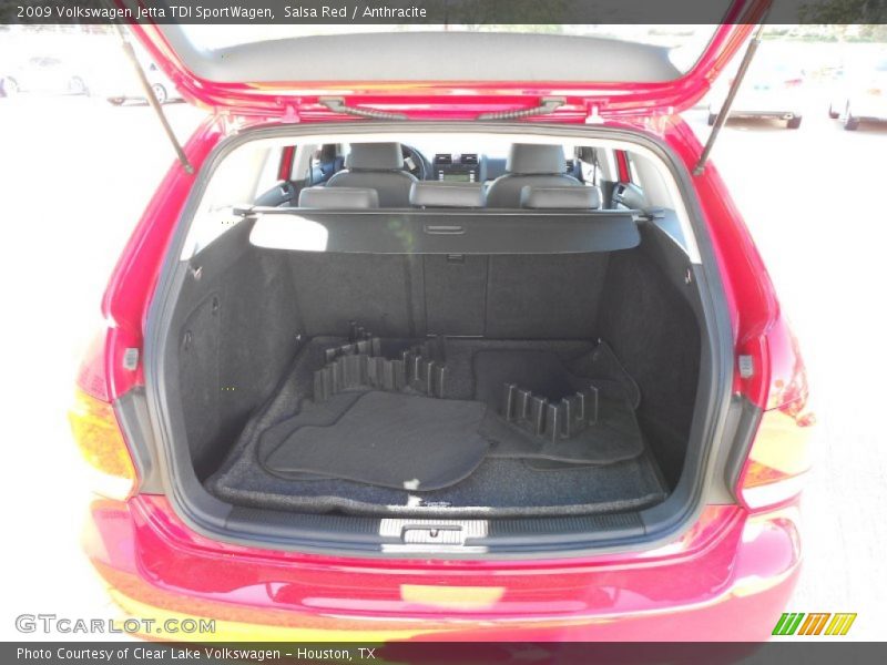 Salsa Red / Anthracite 2009 Volkswagen Jetta TDI SportWagen
