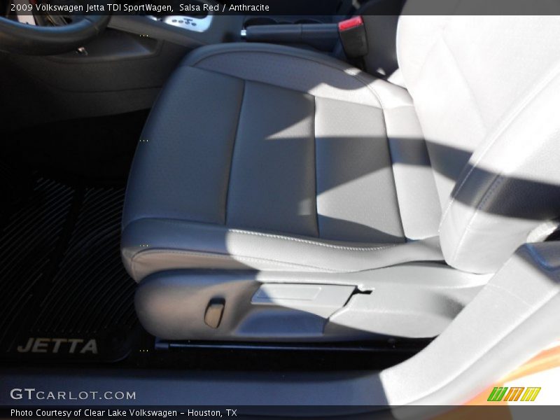 Salsa Red / Anthracite 2009 Volkswagen Jetta TDI SportWagen