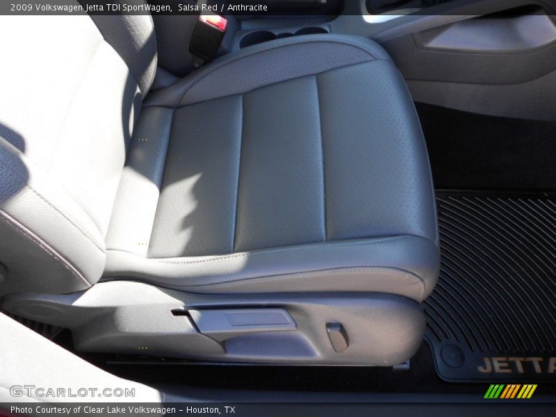 Salsa Red / Anthracite 2009 Volkswagen Jetta TDI SportWagen