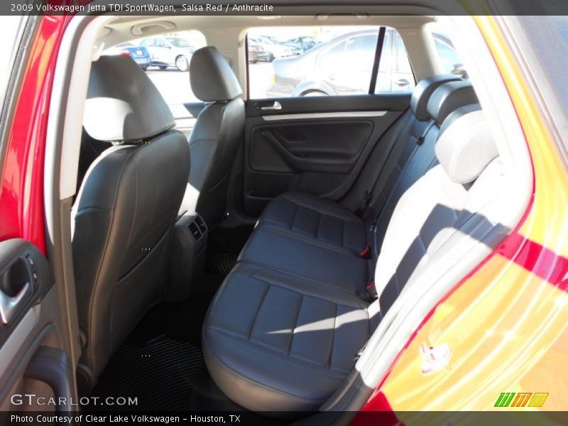 Salsa Red / Anthracite 2009 Volkswagen Jetta TDI SportWagen