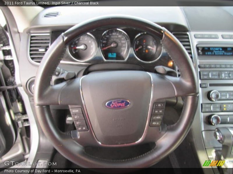 Ingot Silver / Charcoal Black 2011 Ford Taurus Limited