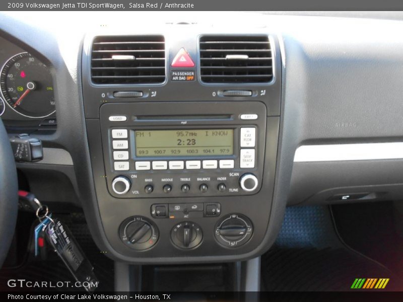 Salsa Red / Anthracite 2009 Volkswagen Jetta TDI SportWagen