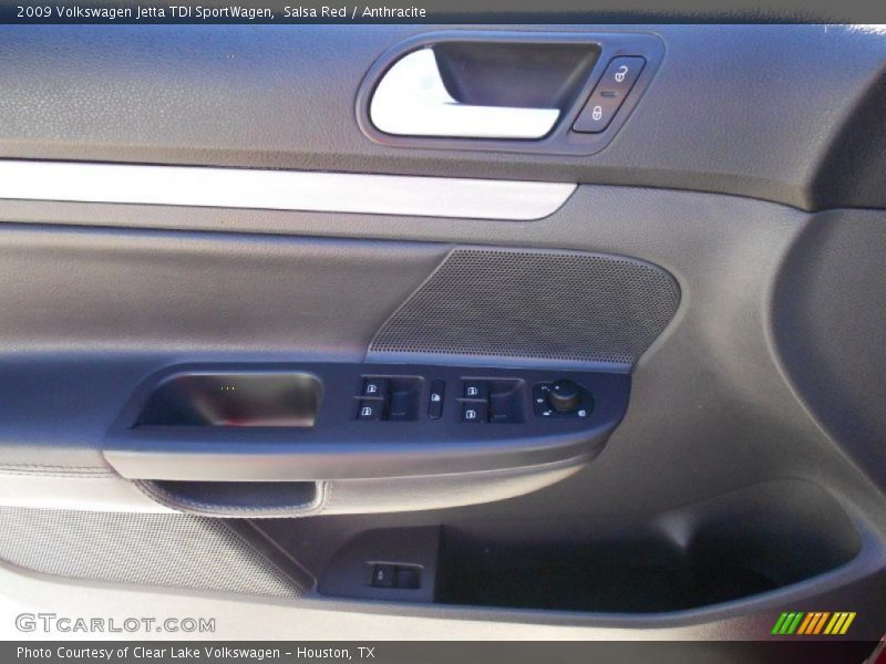 Salsa Red / Anthracite 2009 Volkswagen Jetta TDI SportWagen