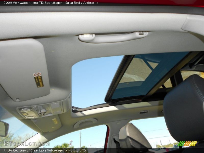 Salsa Red / Anthracite 2009 Volkswagen Jetta TDI SportWagen