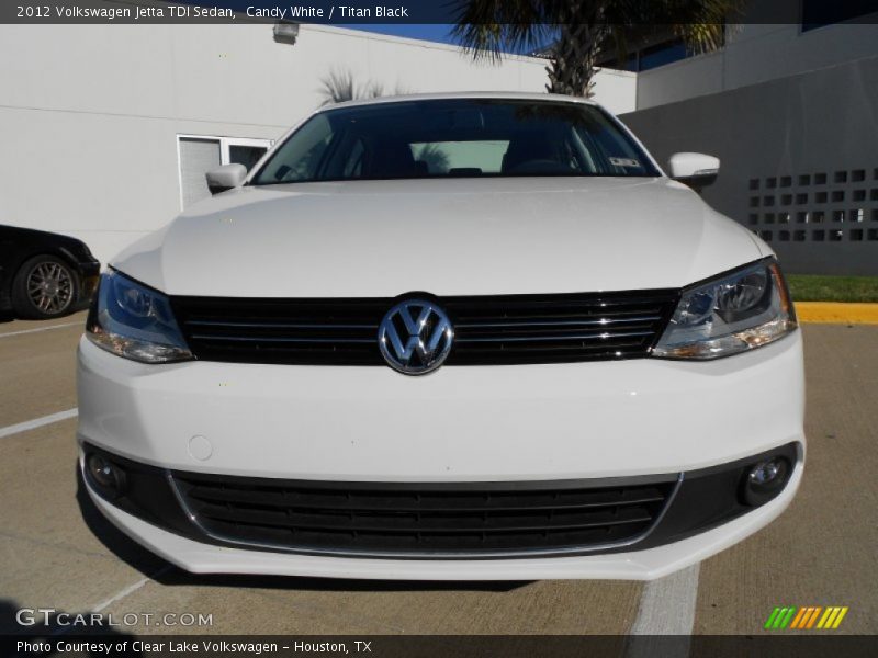 Candy White / Titan Black 2012 Volkswagen Jetta TDI Sedan