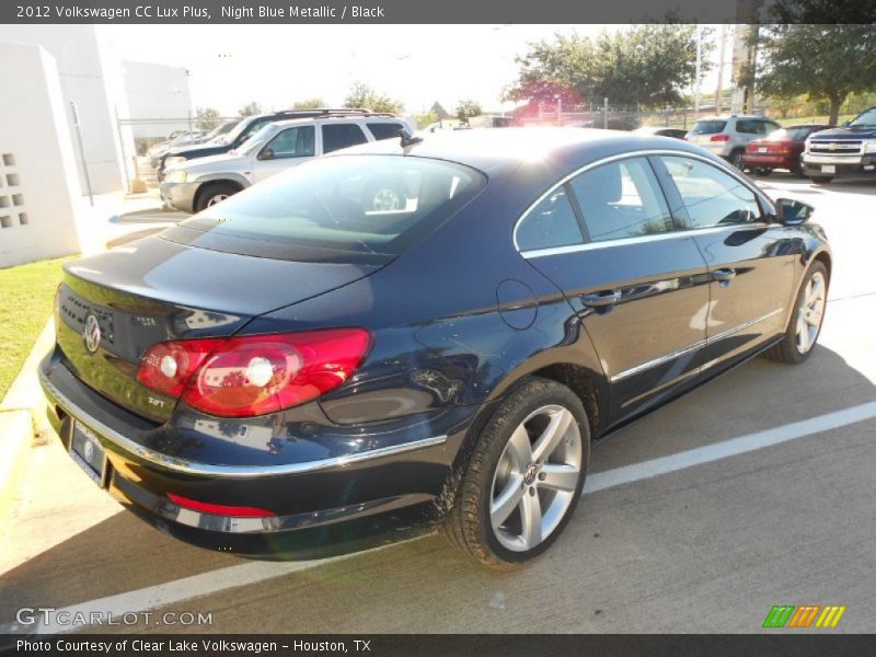 Night Blue Metallic / Black 2012 Volkswagen CC Lux Plus