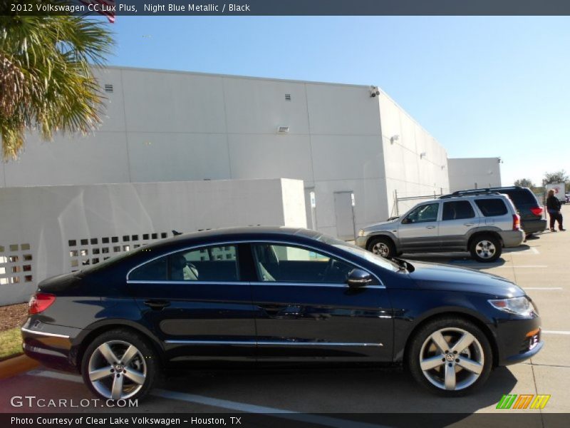 Night Blue Metallic / Black 2012 Volkswagen CC Lux Plus