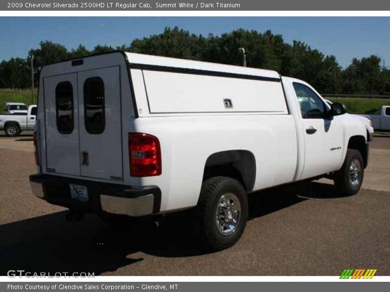 Summit White / Dark Titanium 2009 Chevrolet Silverado 2500HD LT Regular Cab